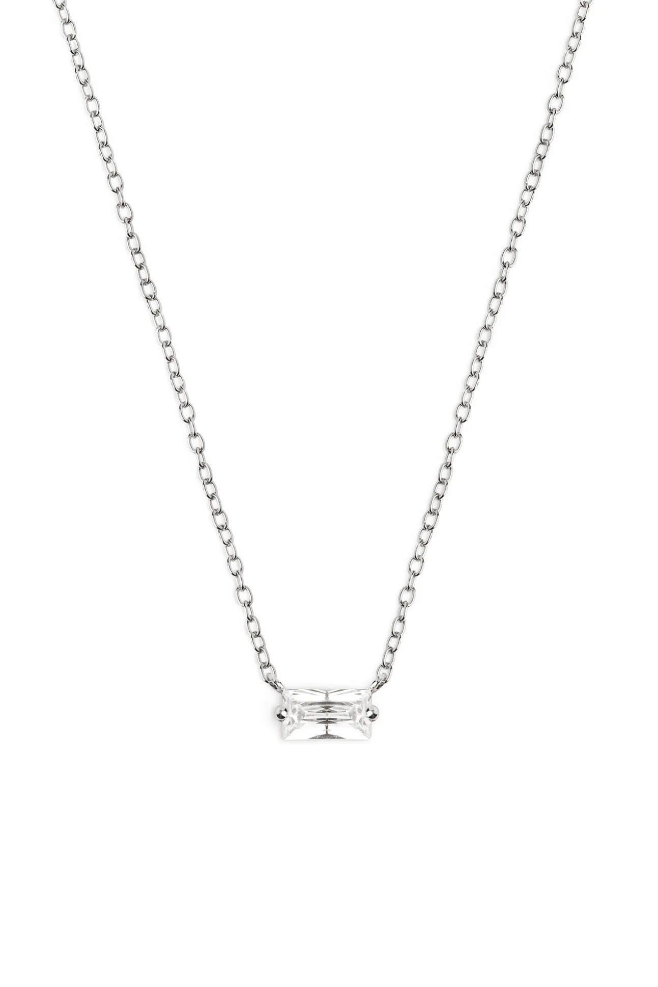 Collar Baguette Plata