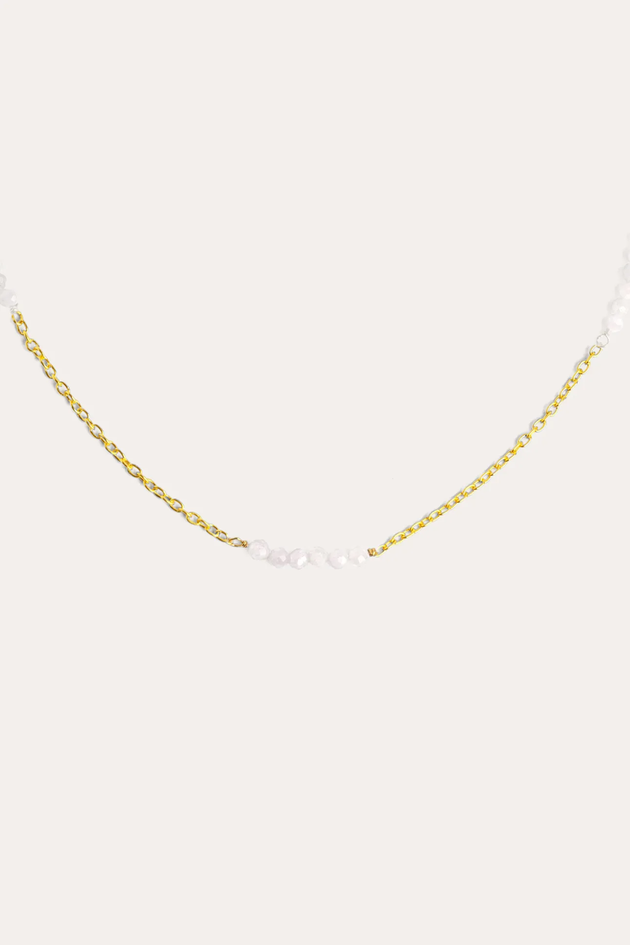Collar Marea Saline Plata Baño Oro