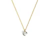 Collar Single Diamond Oro
