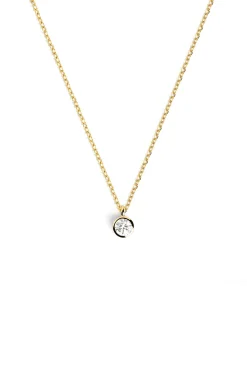 Collar Single Diamond Oro