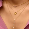 Collar Single Star Oro