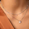 Collar Single Star Plata