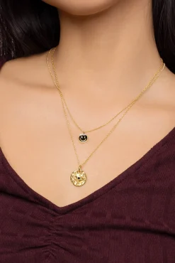 Collar Solstice Black Oro