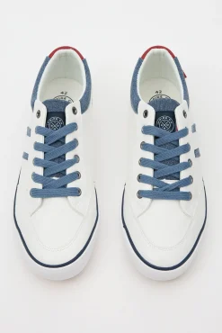 Deportiva Con Tejido Denim