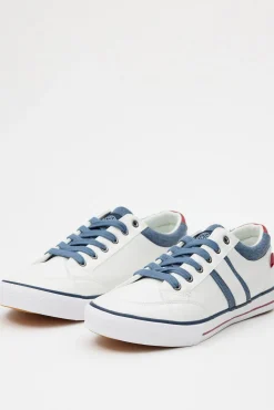 Deportiva Con Tejido Denim