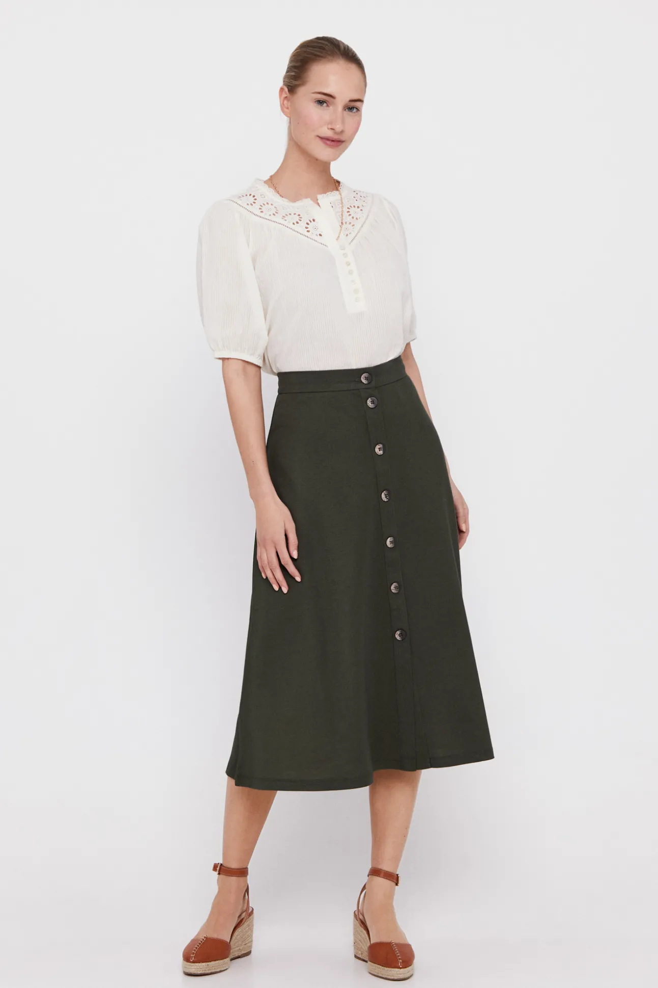 Falda Capa Midi