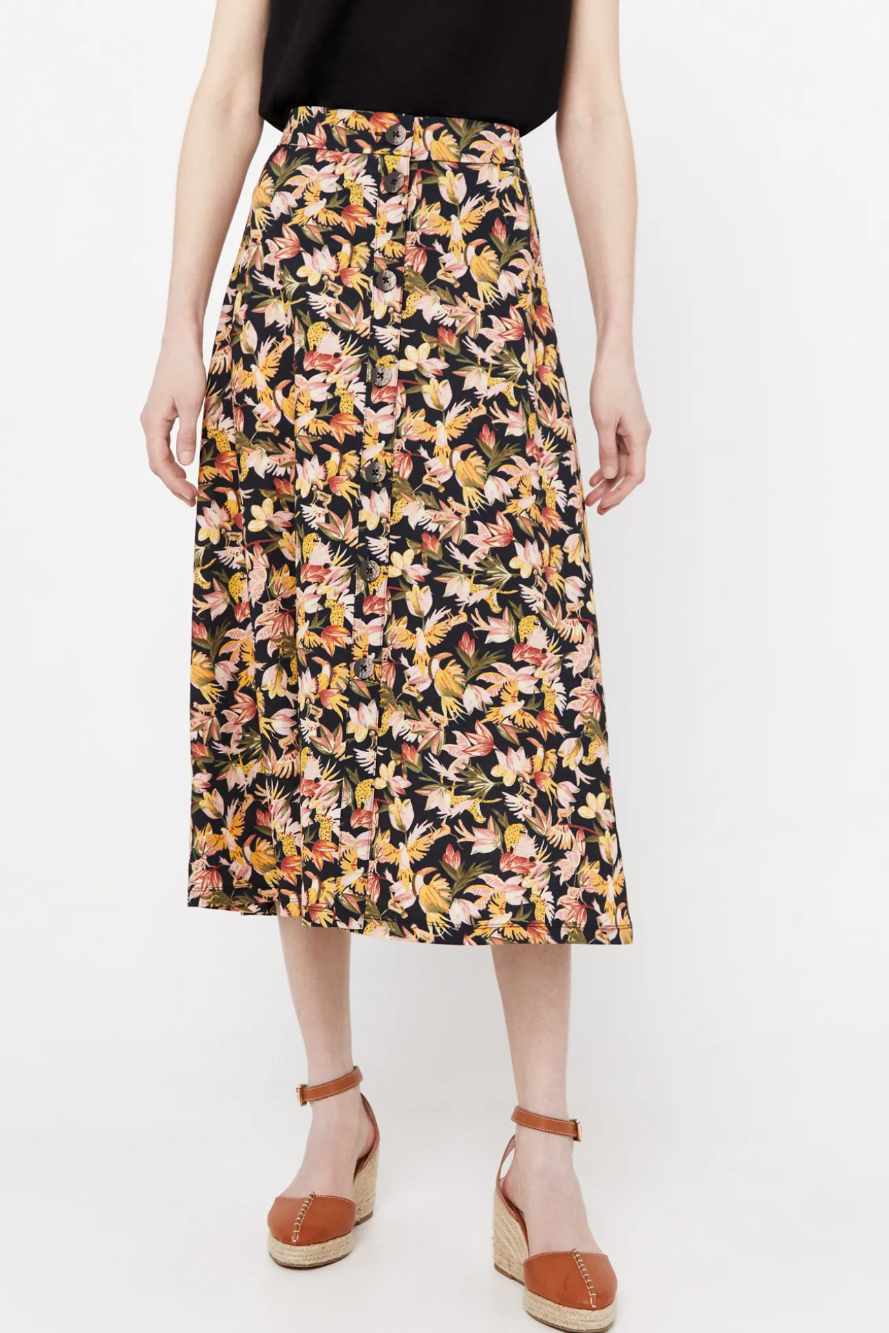 Falda Capa Midi