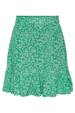 Falda Corta Con Volante.