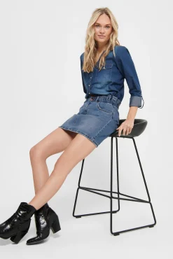 Falda Corta Denim