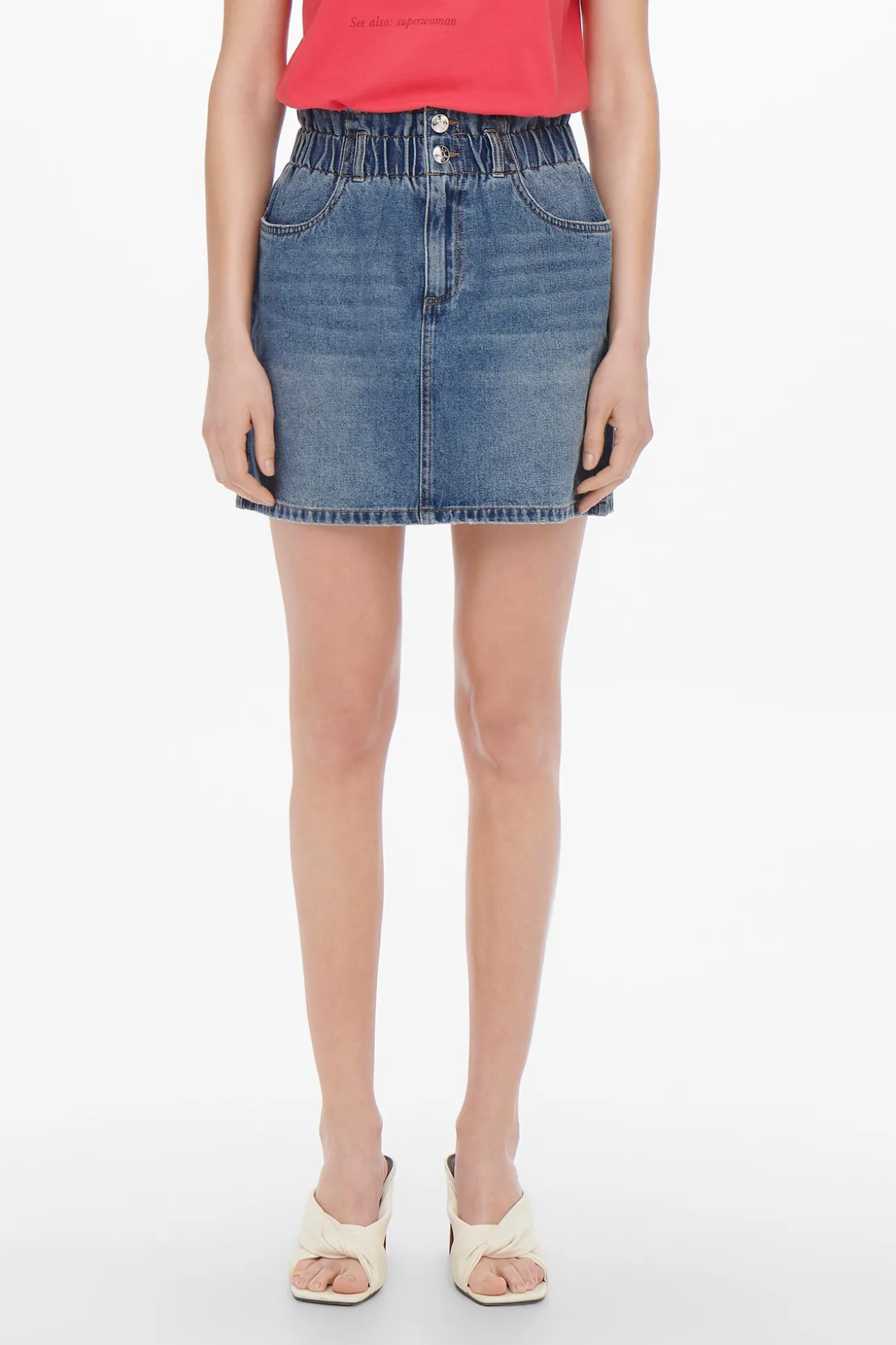 Falda Corta Denim