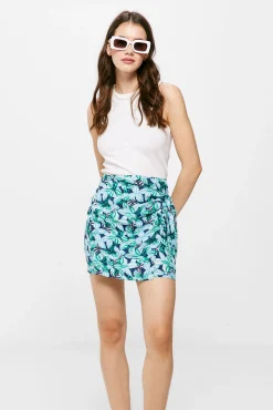 Falda Corta Pareo Estampada