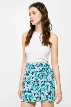 Falda Corta Pareo Estampada