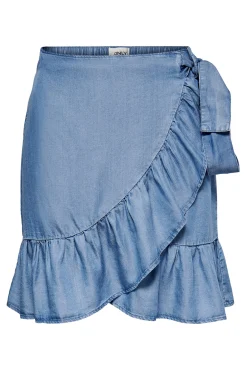 Falda Corta Tencel Cruzada