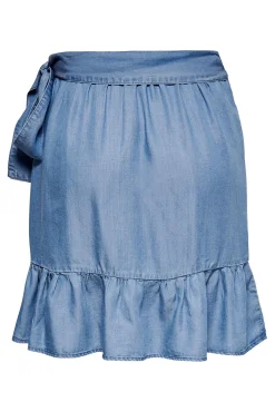 Falda Corta Tencel Cruzada