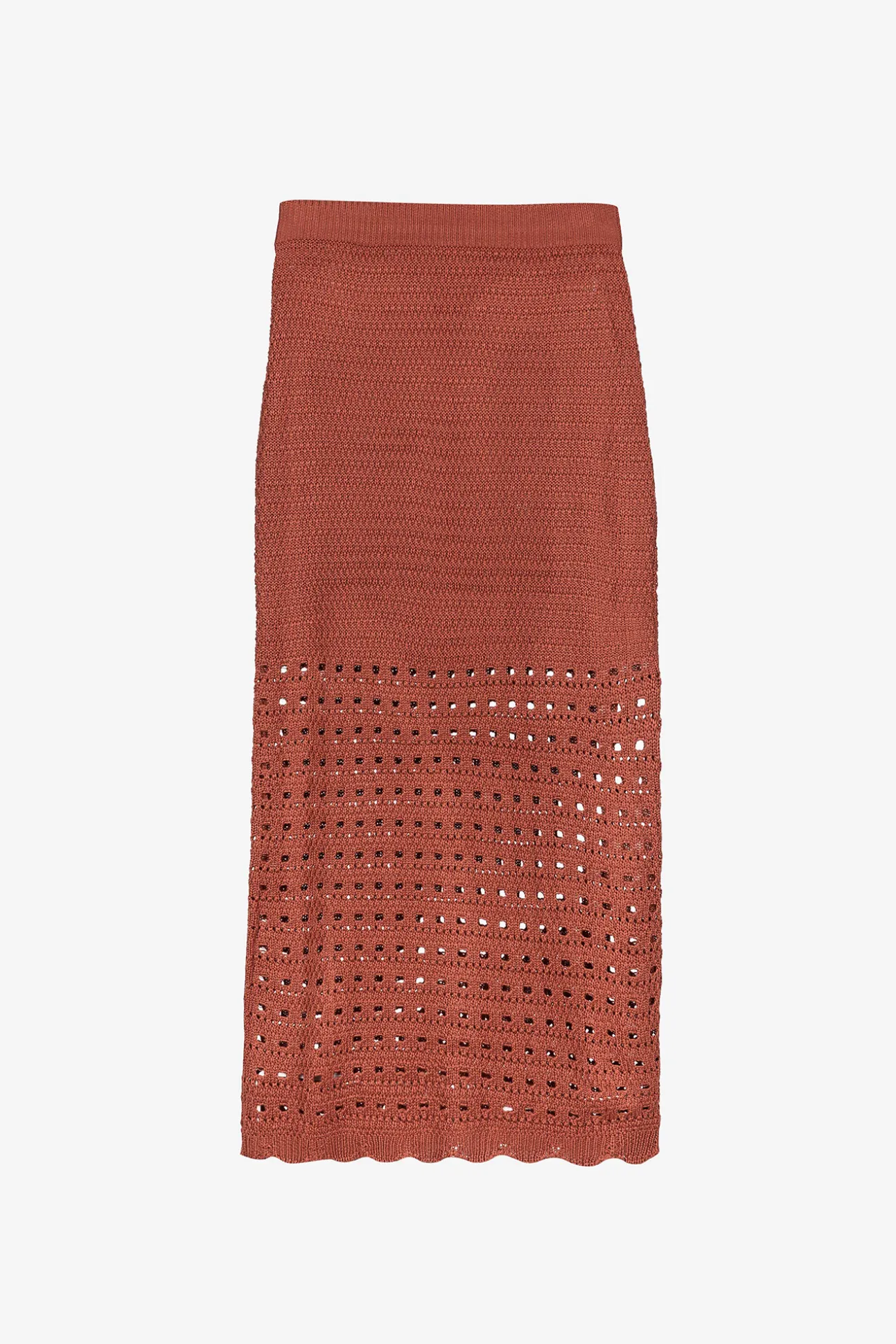 Falda De Punto Midi