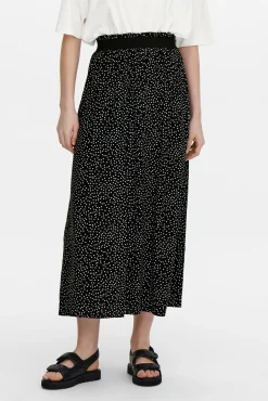 Falda Larga Estampada Cintura Elastica