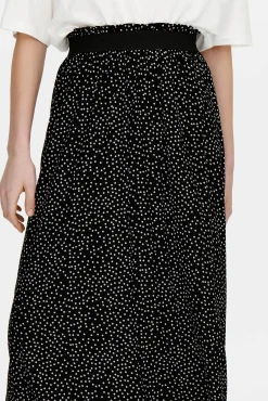 Falda Larga Estampada Cintura Elastica