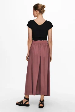 Falda Larga Holgada Con Cintura Elastica