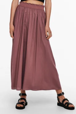 Falda Larga Holgada Con Cintura Elastica