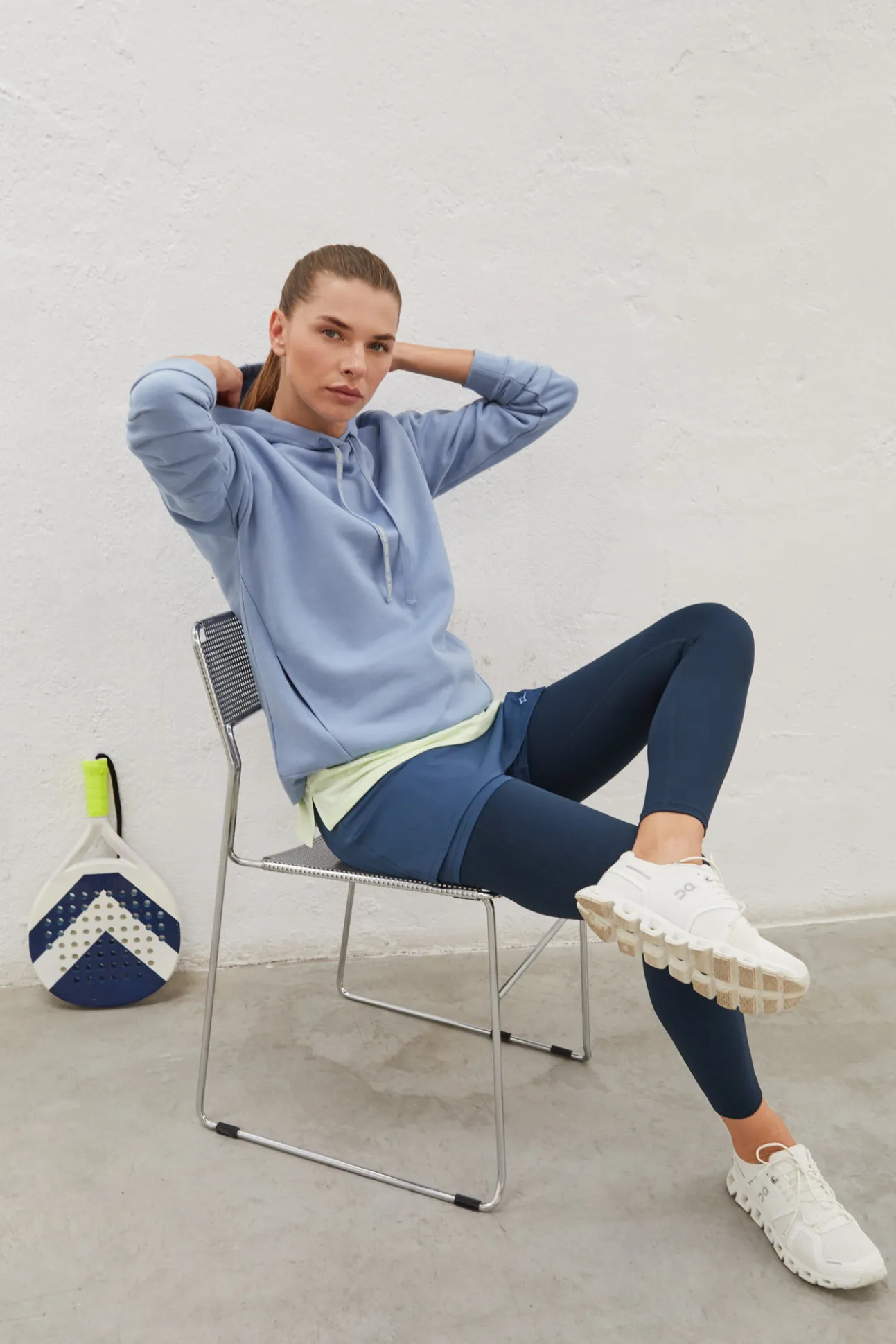 Falda Malla Interior Marino