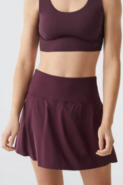 Falda Malla Interior Morado