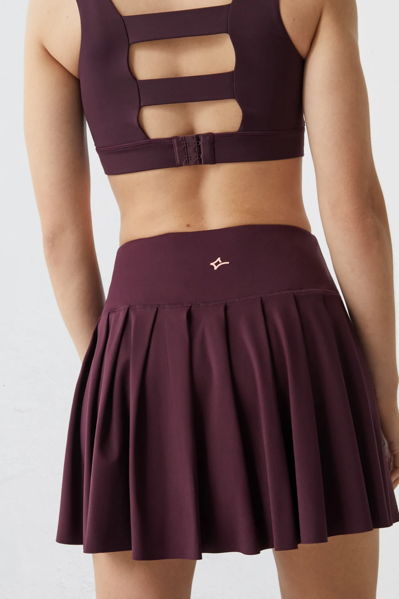 Falda Malla Interior Morado