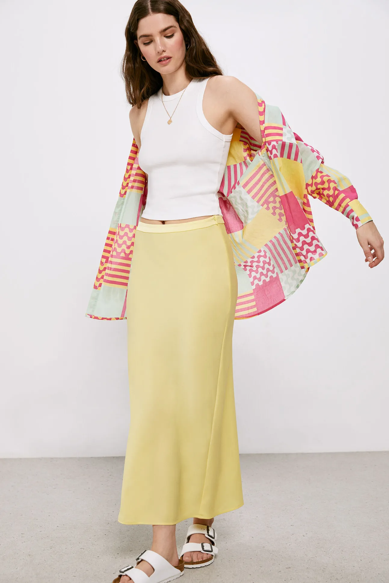 Falda Mango