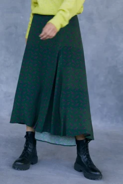 Falda Midi Estampada