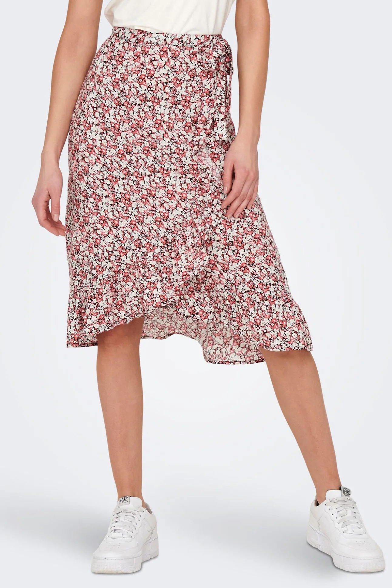Falda Midi Estampada