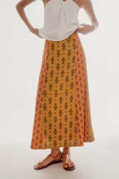 Falda Midi Estampada