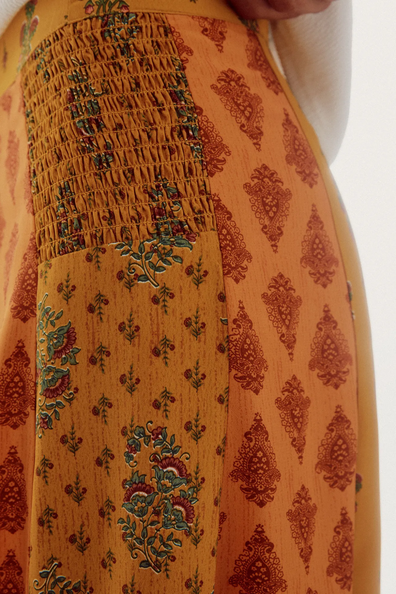 Falda Midi Estampada