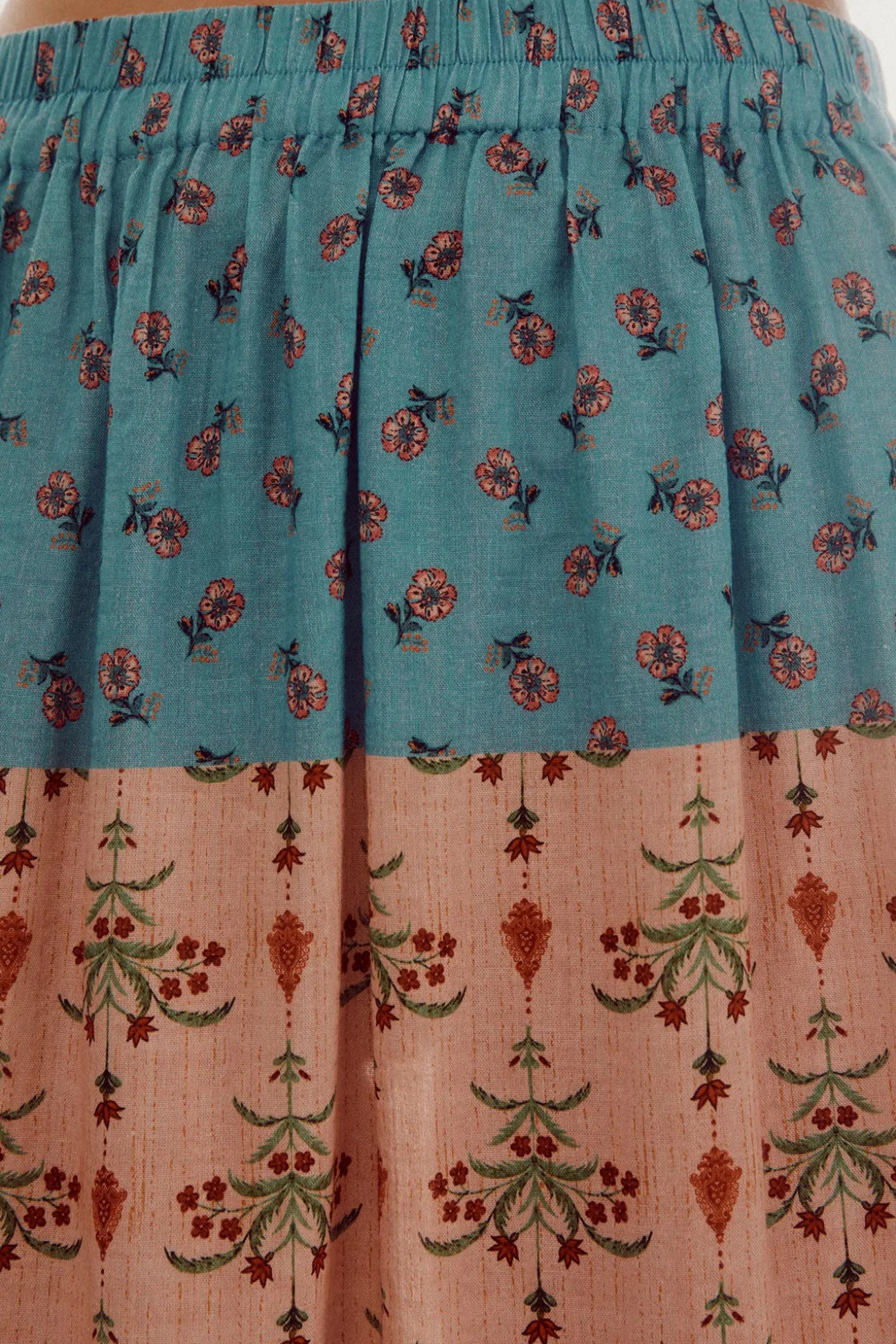 Falda Midi Estampada