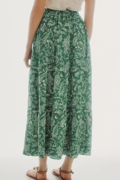 Falda Midi Estampada