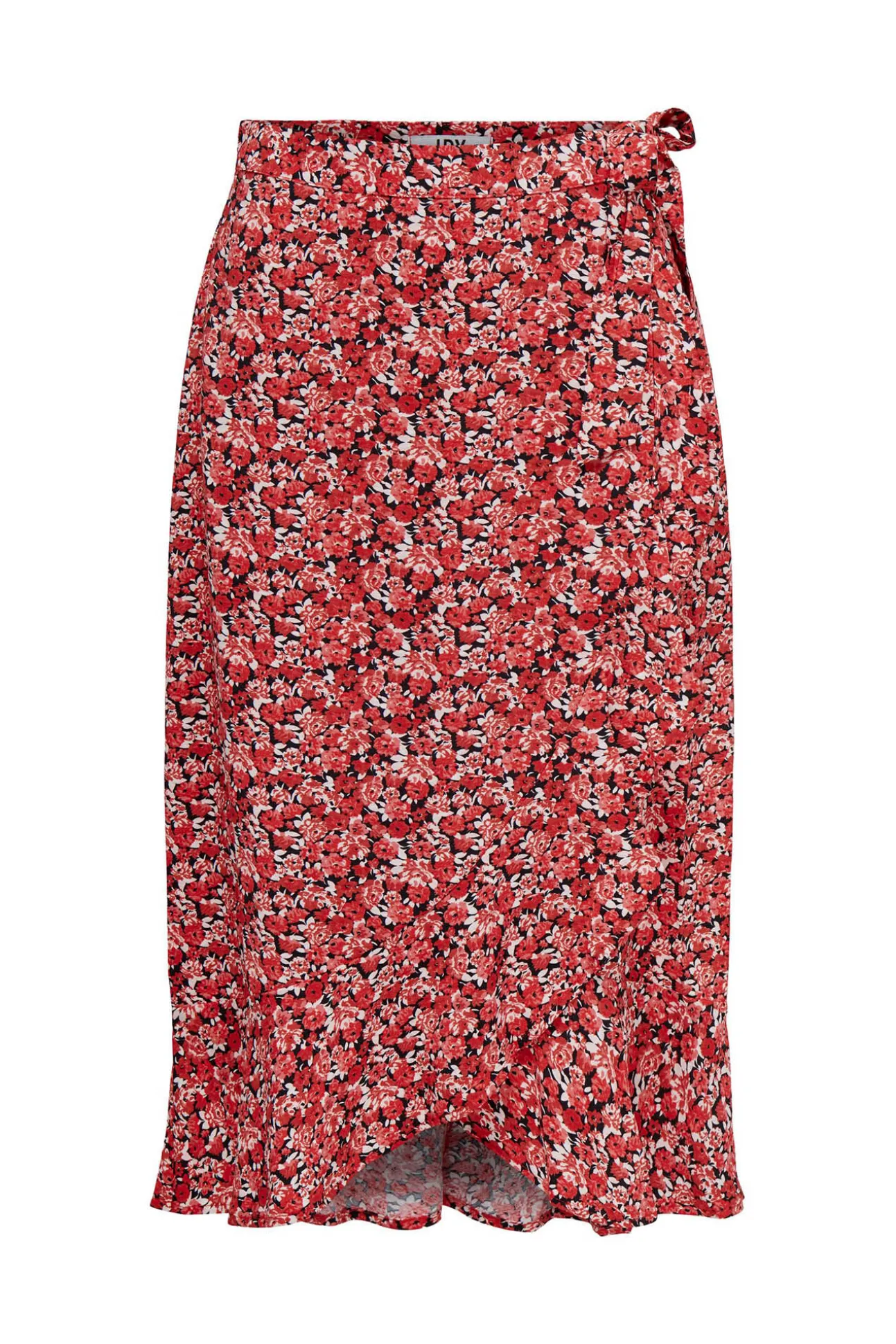 Falda Midi Estampada Cruzada