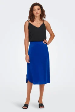Falda Midi Satinada