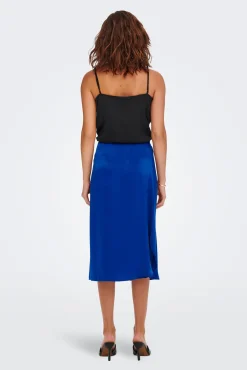 Falda Midi Satinada