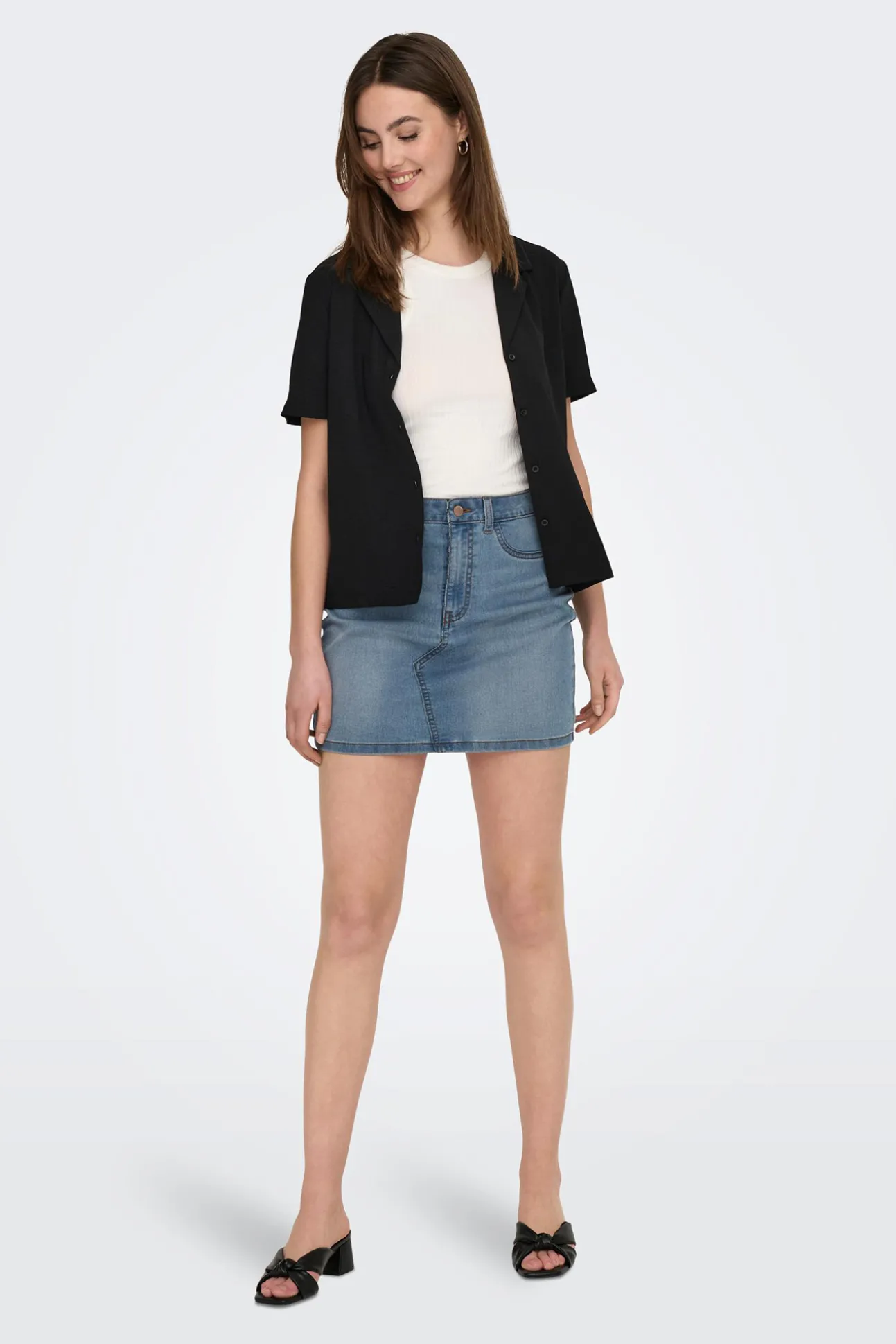 Falda Mini Denim