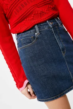 Falda Mini Denim