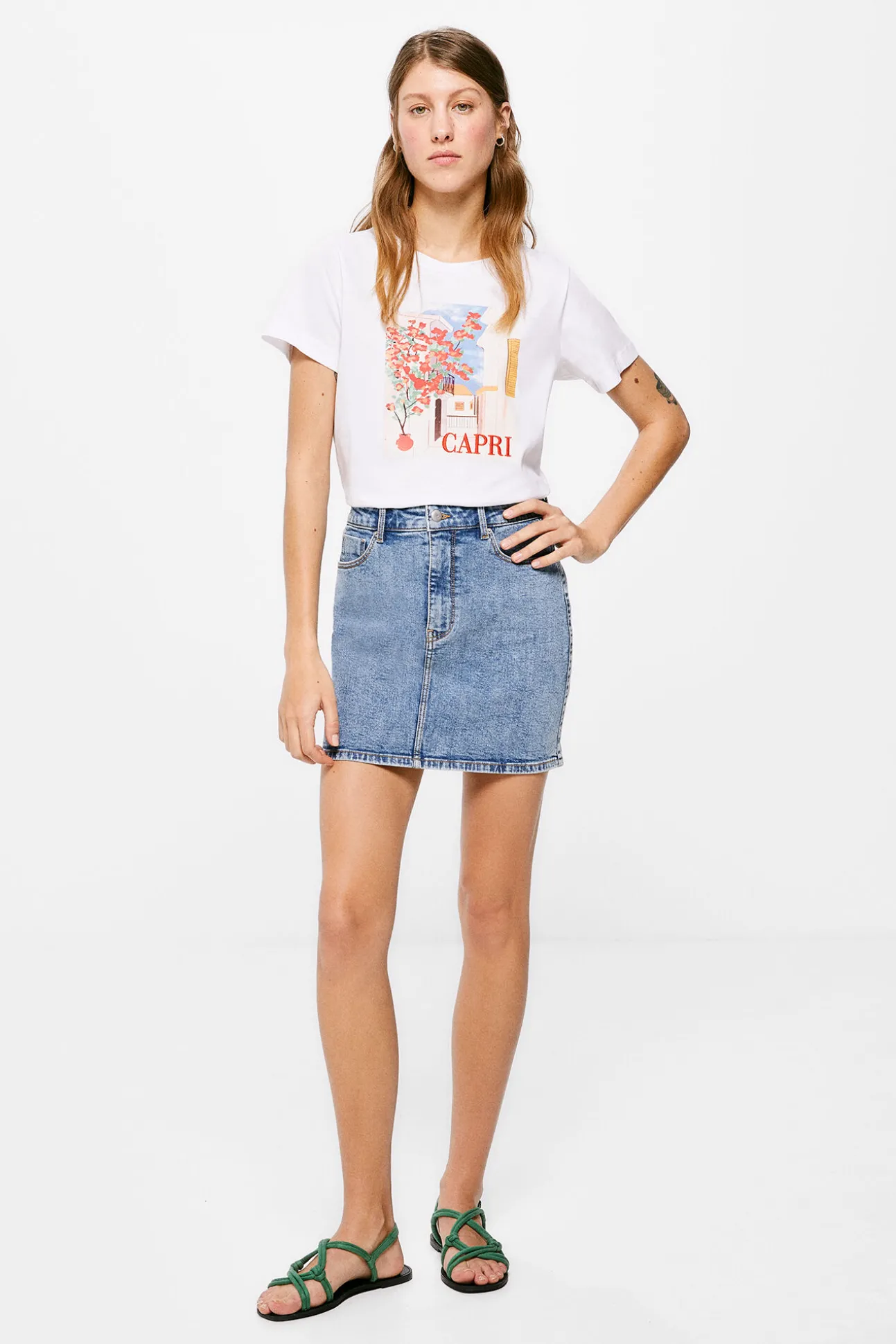 Falda Mini Denim