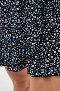 Falda Mini Estampado Flores
