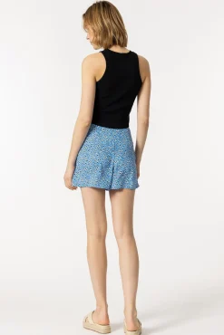 Falda Shorts Fluida Estampado Floral