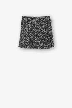 Falda Shorts Fluida Estampado Floral
