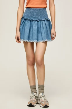 Falda Volantes Tencel