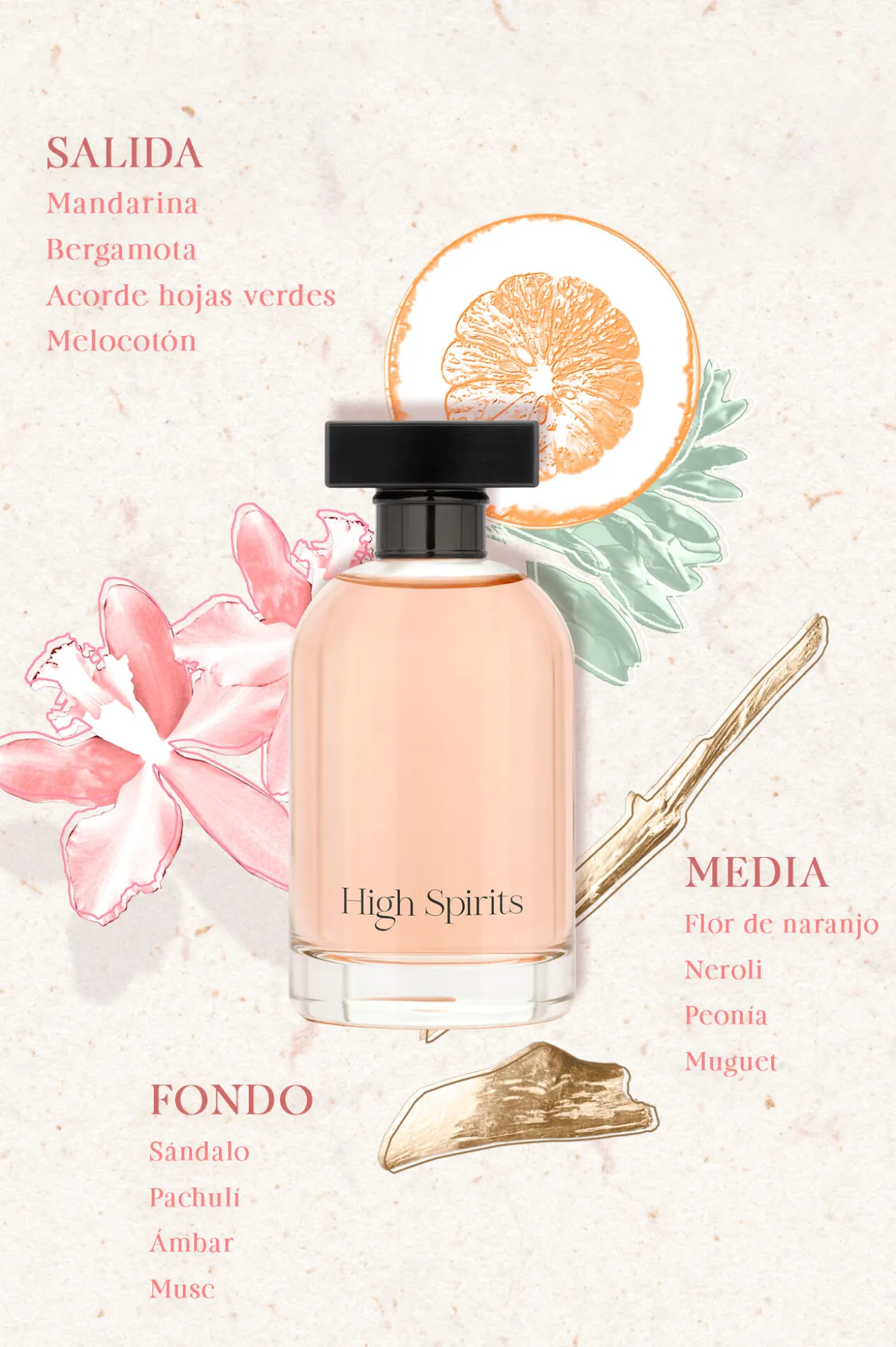 Fragancia Femenina High Spirits 100Ml