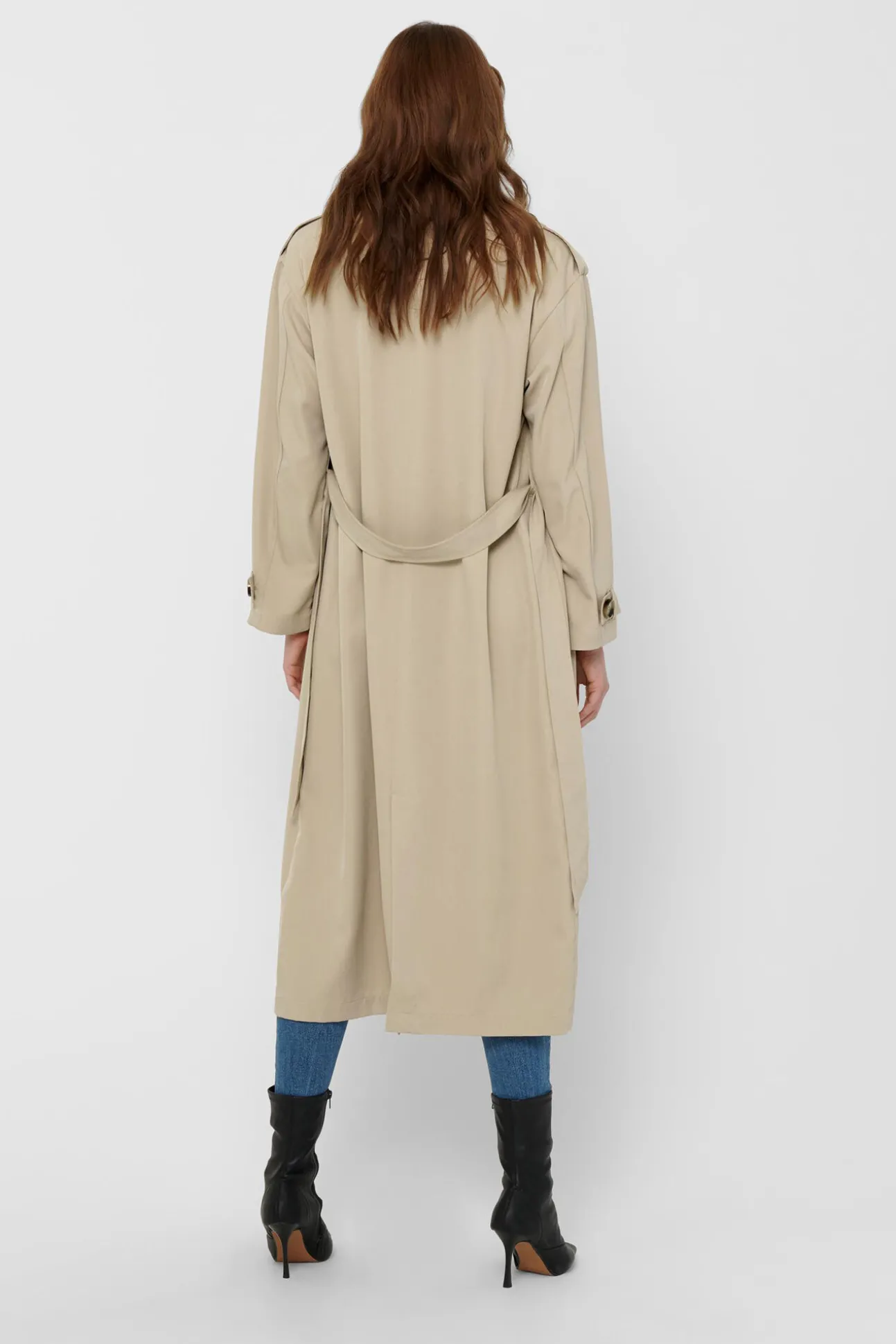 Gabardina Larga Fluida