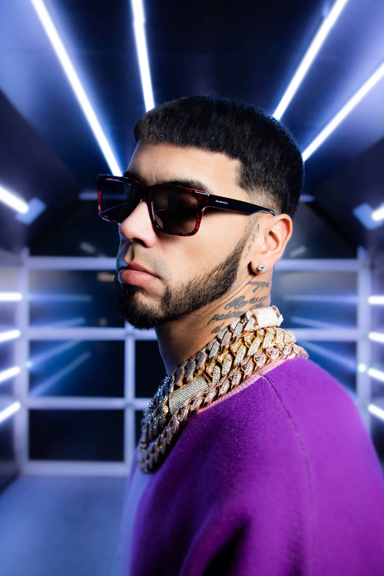Gafas De Sol Hawkers X Anuel - Inwood Red Black