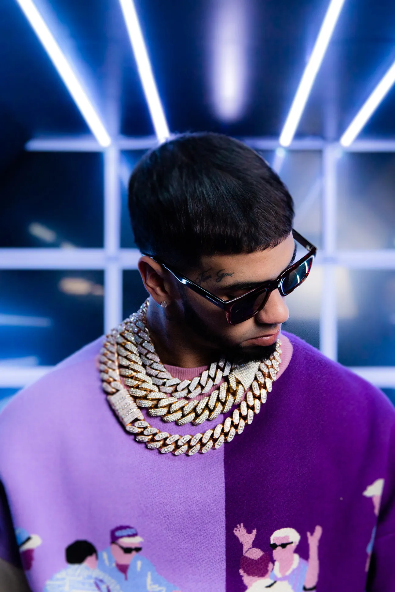 Gafas De Sol Hawkers X Anuel - Inwood Red Black