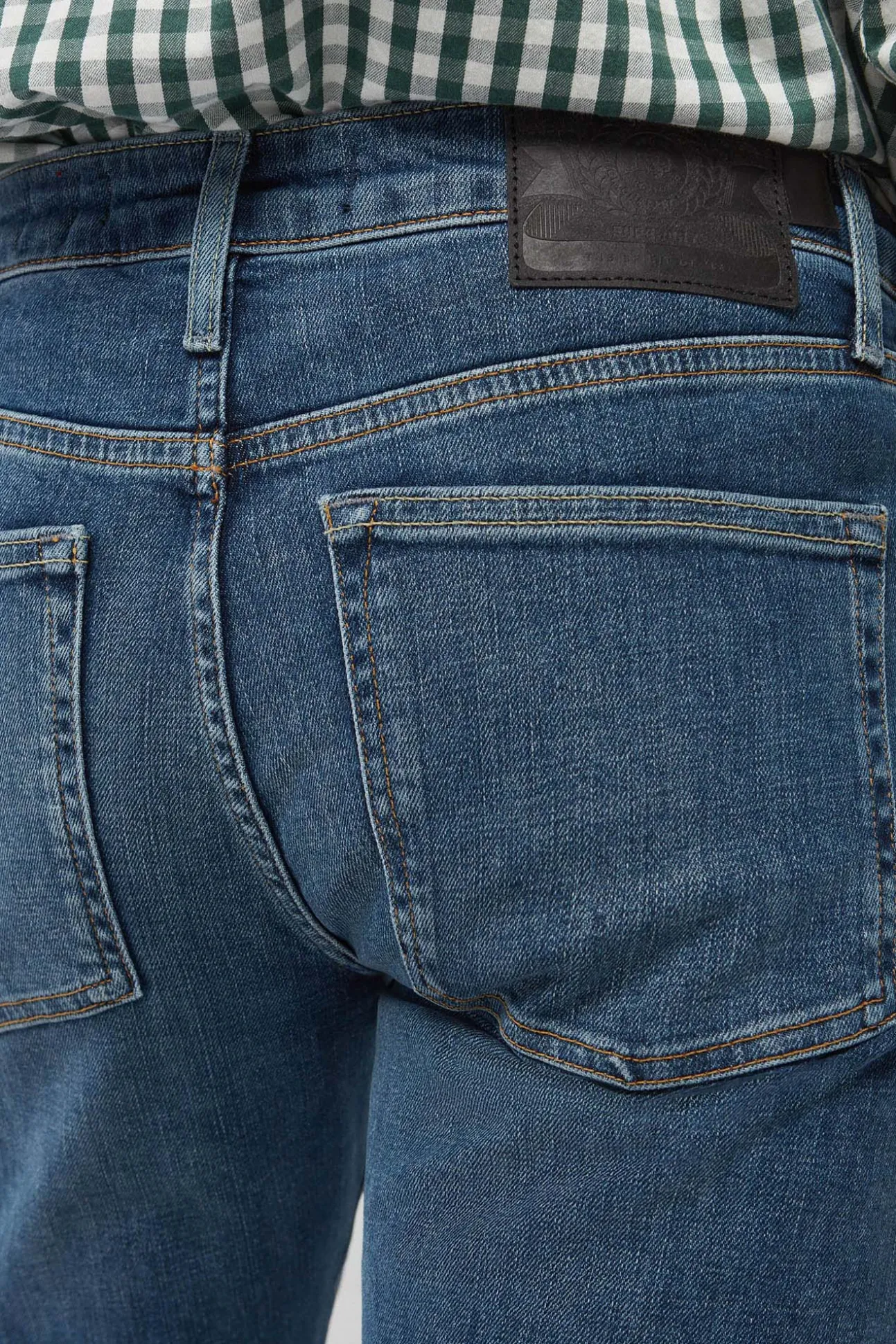 Jeans Rectos Entallados Vintage