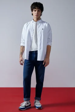 Jeans Regular Lavado Medio Oscuro