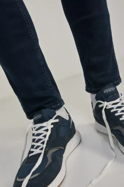 Jeans Skinny Oscuro Lavado